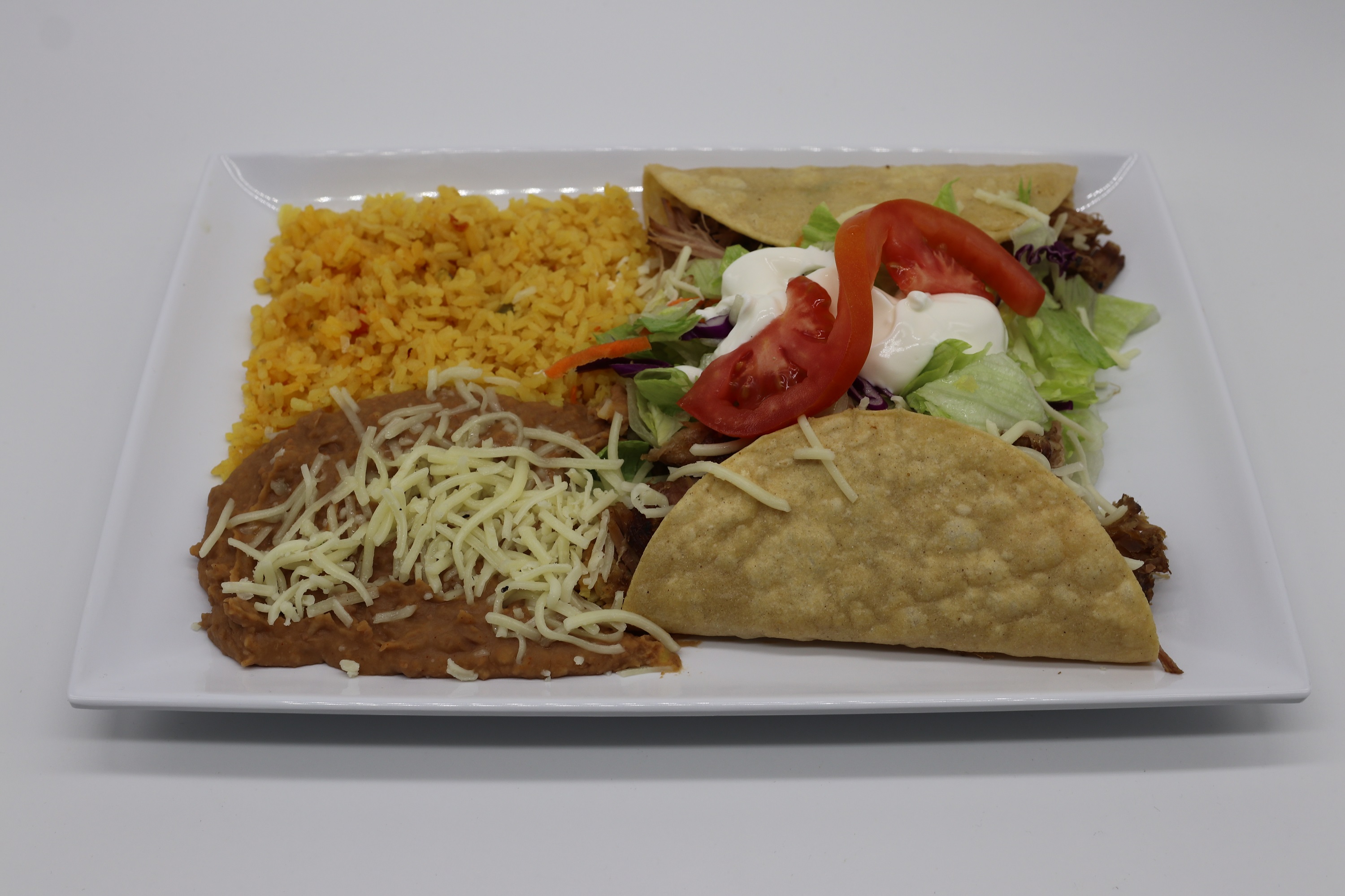 Order Crispy Double Taco Combo food online from Tequila Taqueria store, Livemore on bringmethat.com