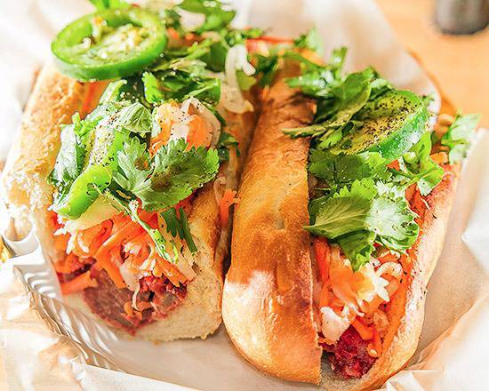 Order BBQ Pork Sandwich food online from New Banh Mi & Co store, Chicago on bringmethat.com