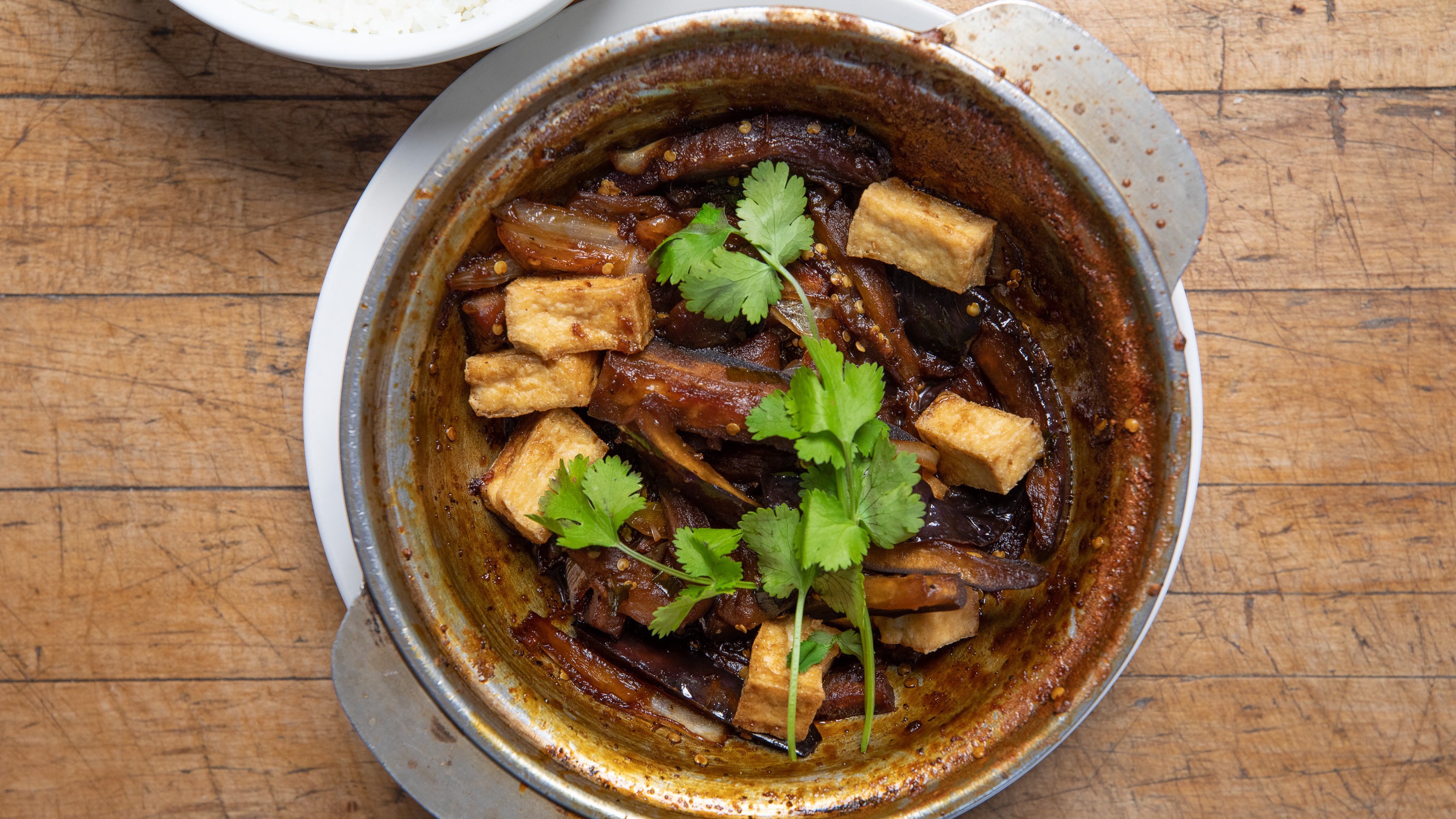 Order GH Eggplant Clay Pot food online from Phorage store, Los Angeles on bringmethat.com