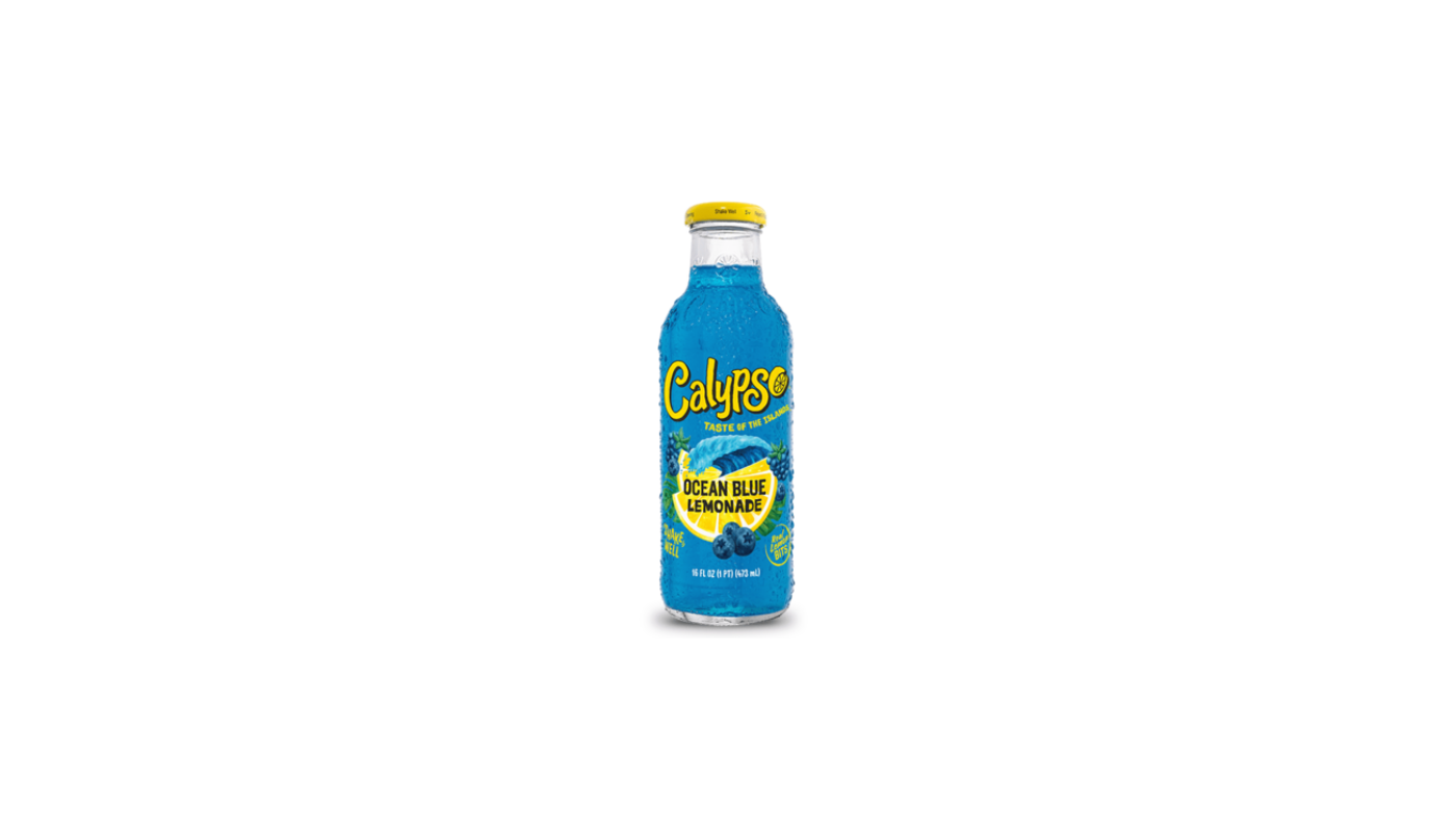 Order Calypso Ocean Blue Lemonade 16 oz. food online from Luv Mart store, Santa Cruz on bringmethat.com