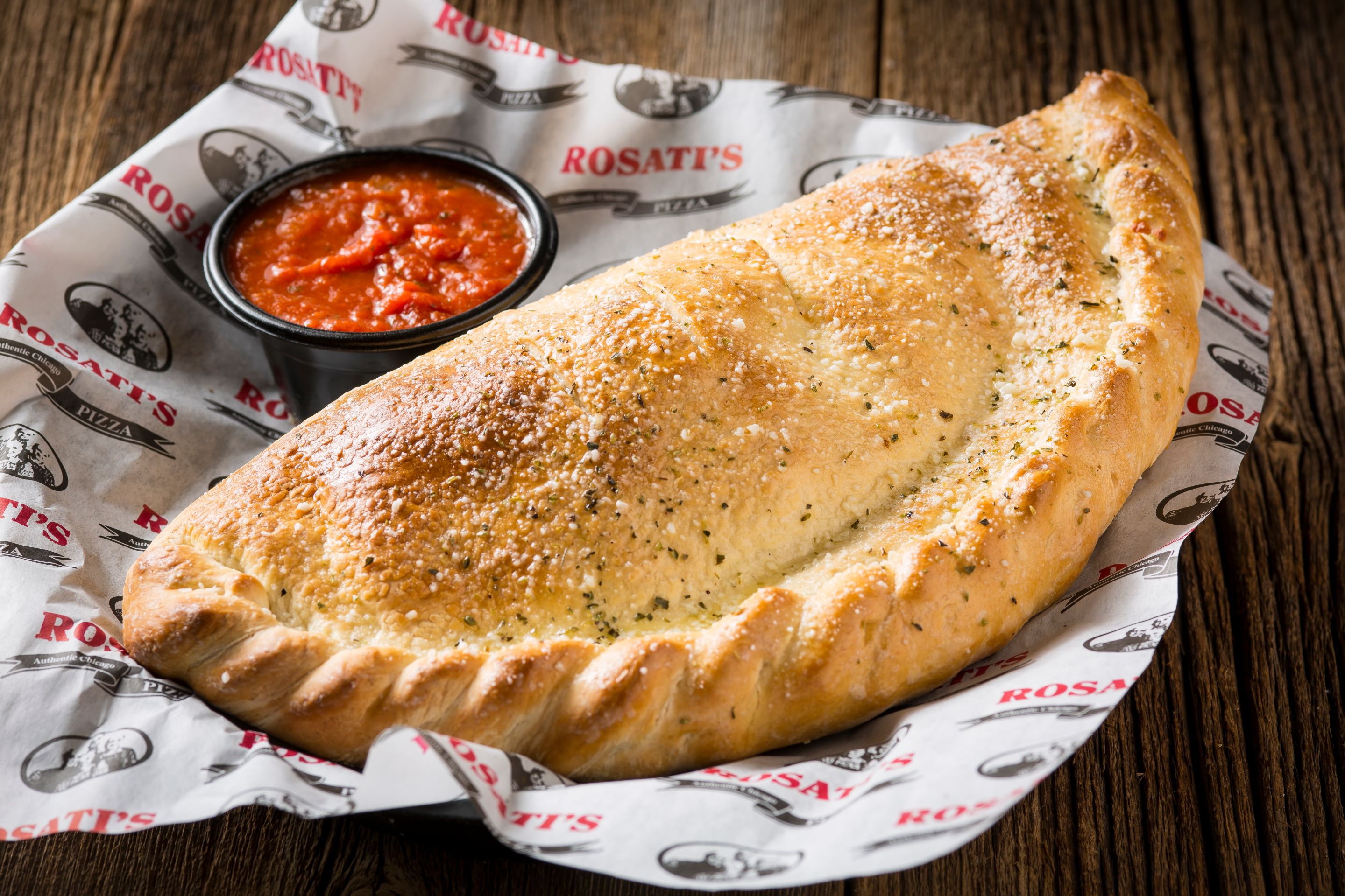 Order Cheese Calzone food online from Rosati's store, Mokena on bringmethat.com