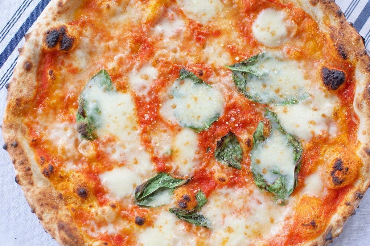 Order Margherita DOP Pizza - 12'' (6 Slices) food online from Campania Milton store, Milton on bringmethat.com