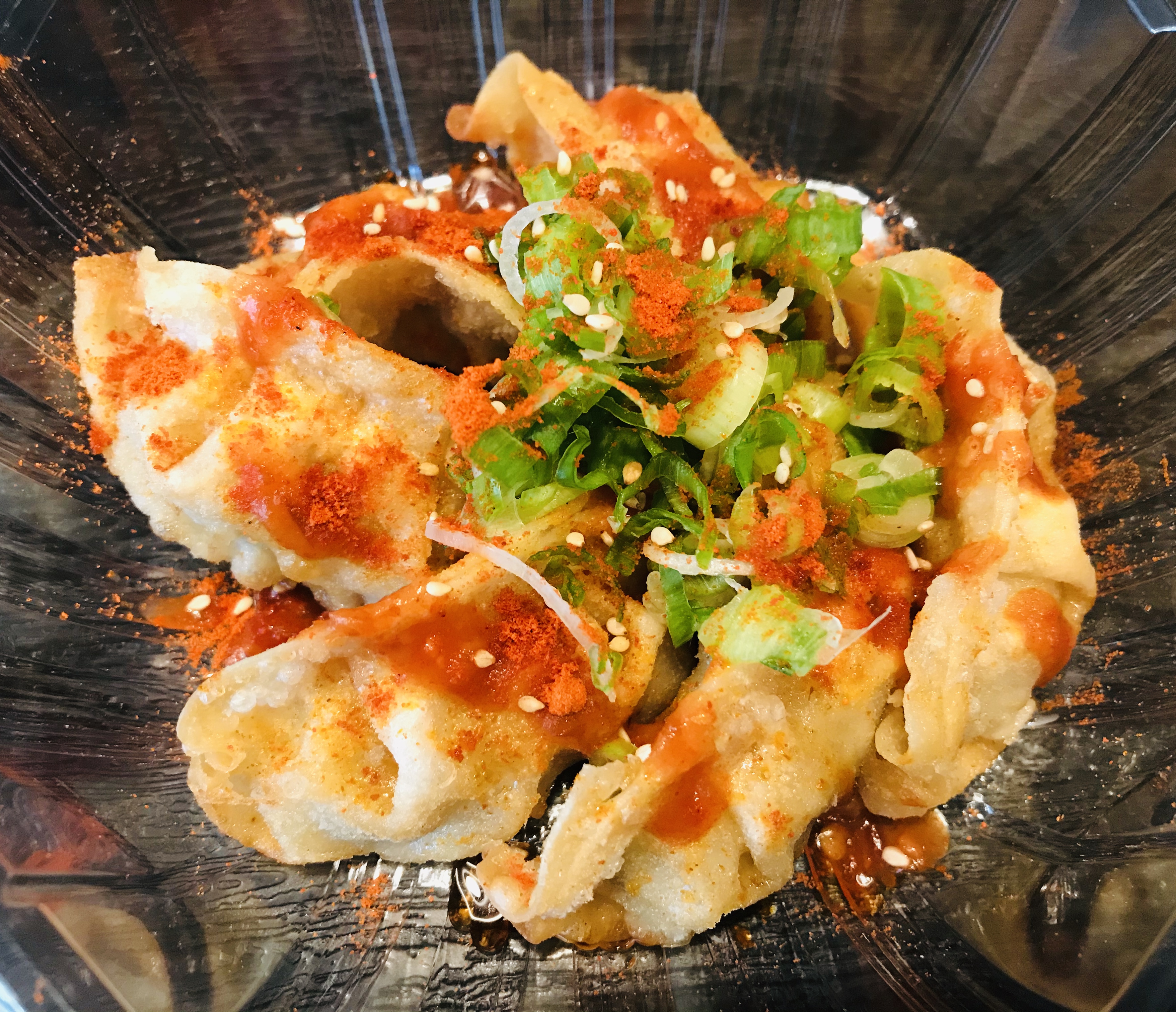 Order Spicy Fried Gyoza food online from Rice One store, San Jose on bringmethat.com