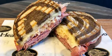 Order Reuben Sandwich food online from The Lucky Dill Deli store, Charleston on bringmethat.com