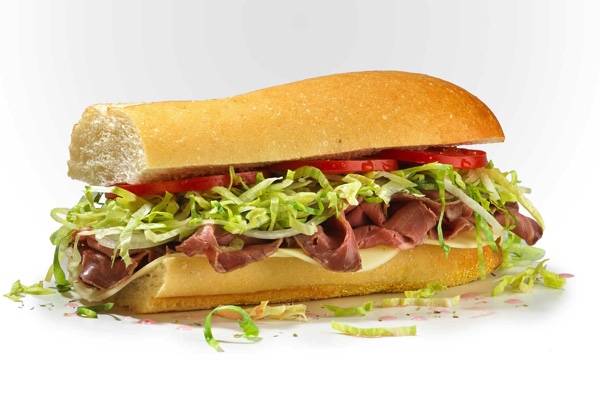 Order #6  Roast Beef and Provolone food online from Jersey Mikes Subs store, Austin on bringmethat.com