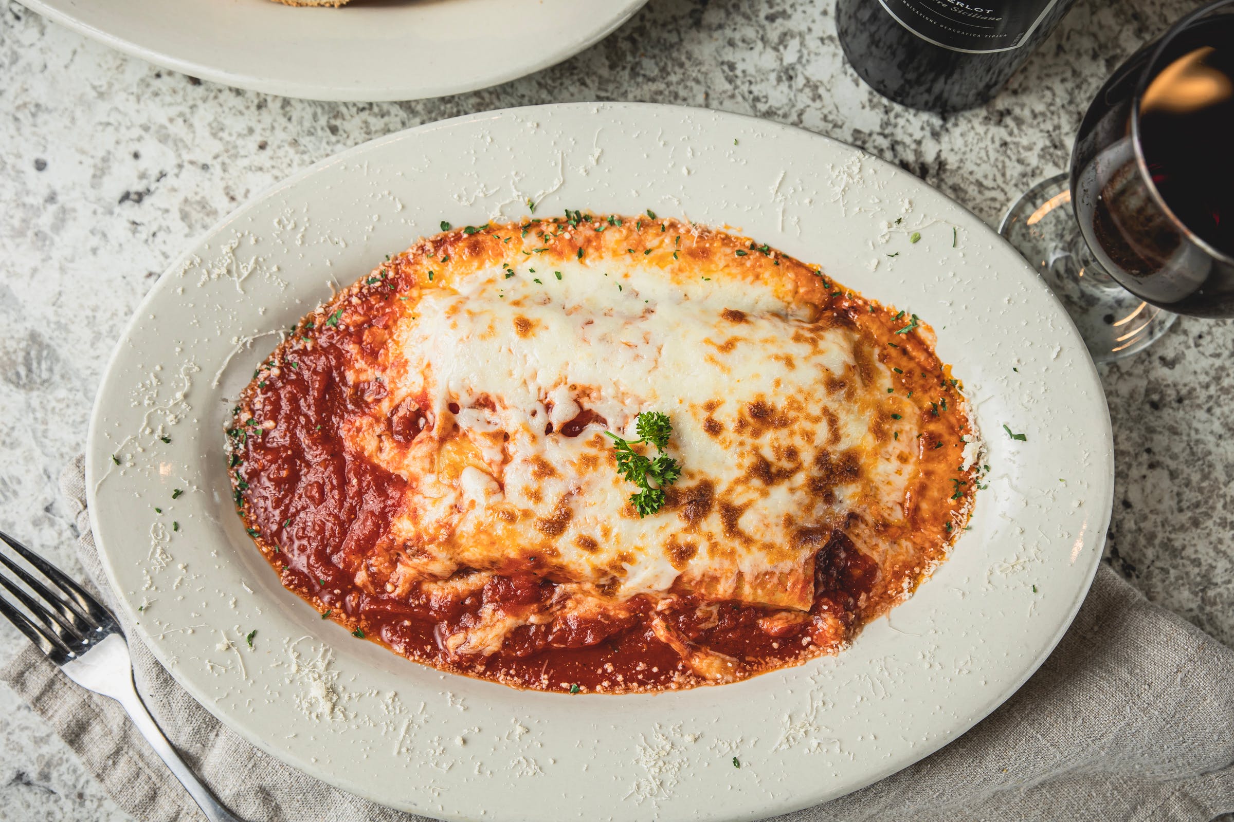 Order Beef Cannelloni - Pasta food online from Mario Pizza & Pasta store, Seabrook on bringmethat.com