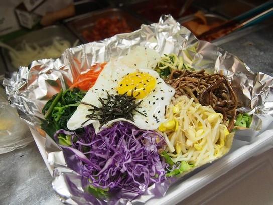 Order B-3A. Bibimbap (비빔밥/拌饭) food online from Restaurant Namsan store, Los Angeles on bringmethat.com