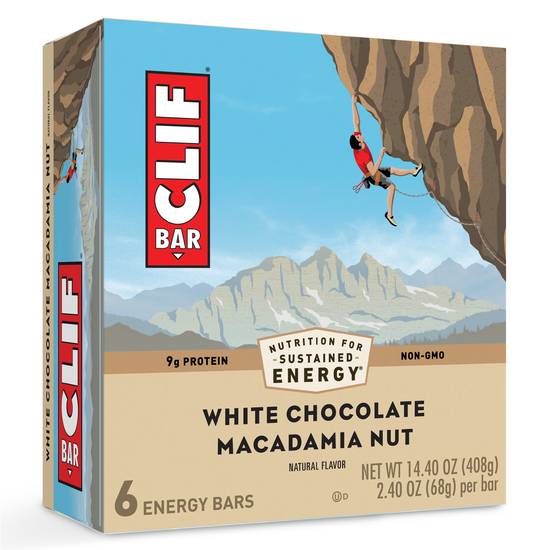 Order Clif Bar Energy Bars, 6 CT, White Chocolate Macadamia Nut food online from Cvs store, LOS ANGELES on bringmethat.com