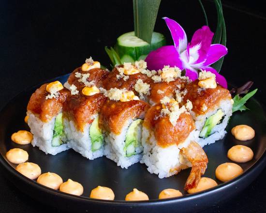 Order Firecracker Roll food online from Hapa Sushi Grill and Sake Bar store, Boulder on bringmethat.com