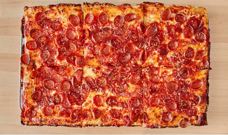 Order Spicy Pepperoni Square Pizza food online from Prime Pizza store, Los Angeles on bringmethat.com