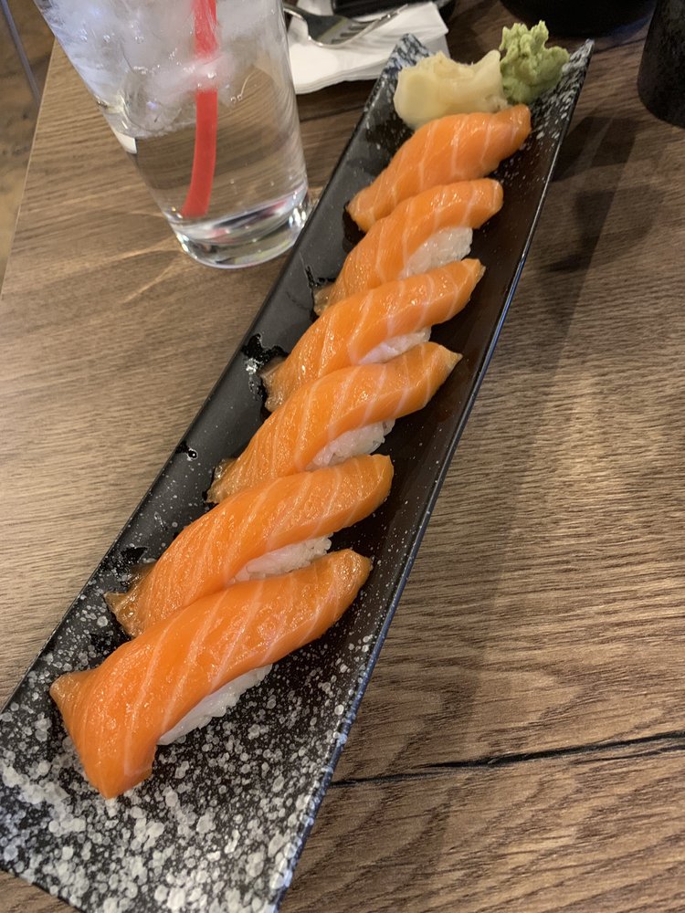 Order Salmon Nigiri  food online from Maguro Sushi and Ramen store, Chandler on bringmethat.com