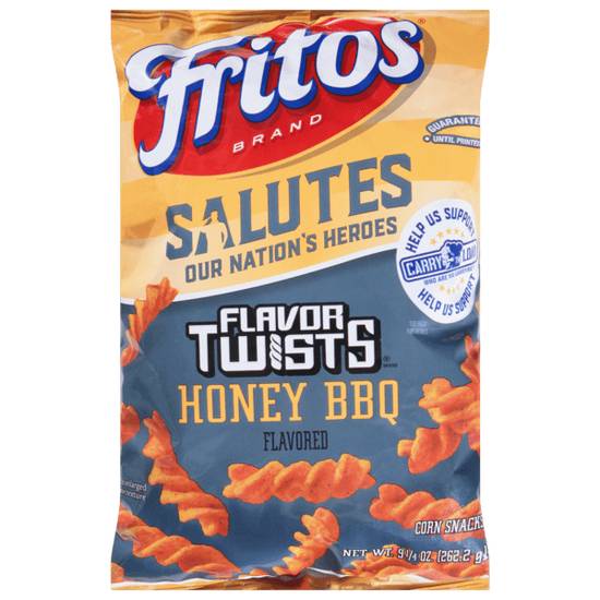 Order Fritos Honey BBQ Twist 9.25oz food online from Caseys Carry Out Pizza store, Cedar Rapids on bringmethat.com