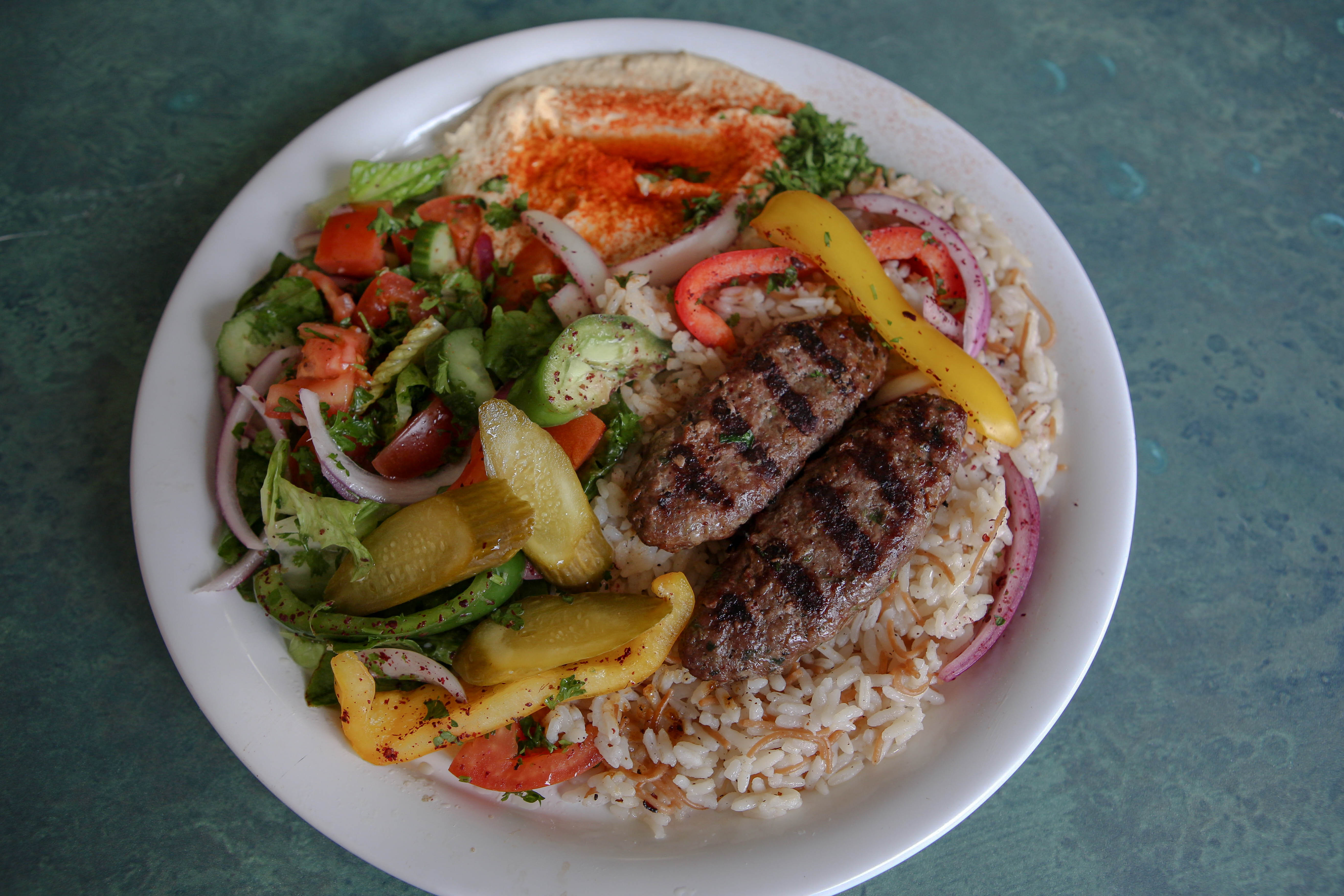 Order Shish Kofta Lunch food online from Sultans Express store, Lansing on bringmethat.com