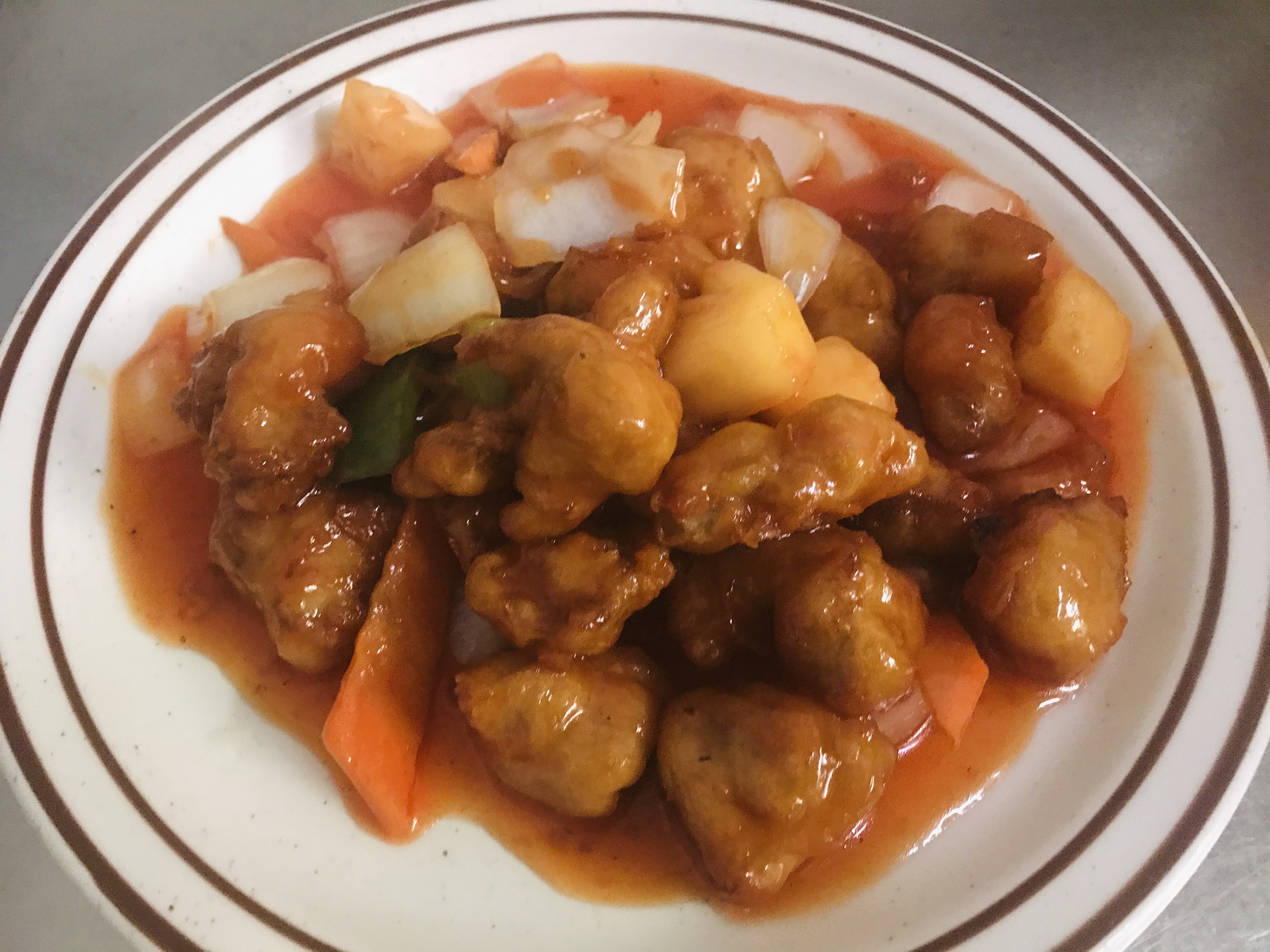 Order Sweet and Sour Pork food online from Fortune Cuisine store, Sandy on bringmethat.com