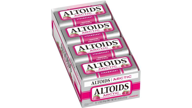 Order Altoids Arctic Strawberry Mints, Pack Of 8 food online from Red Roof Market store, Lafollette on bringmethat.com