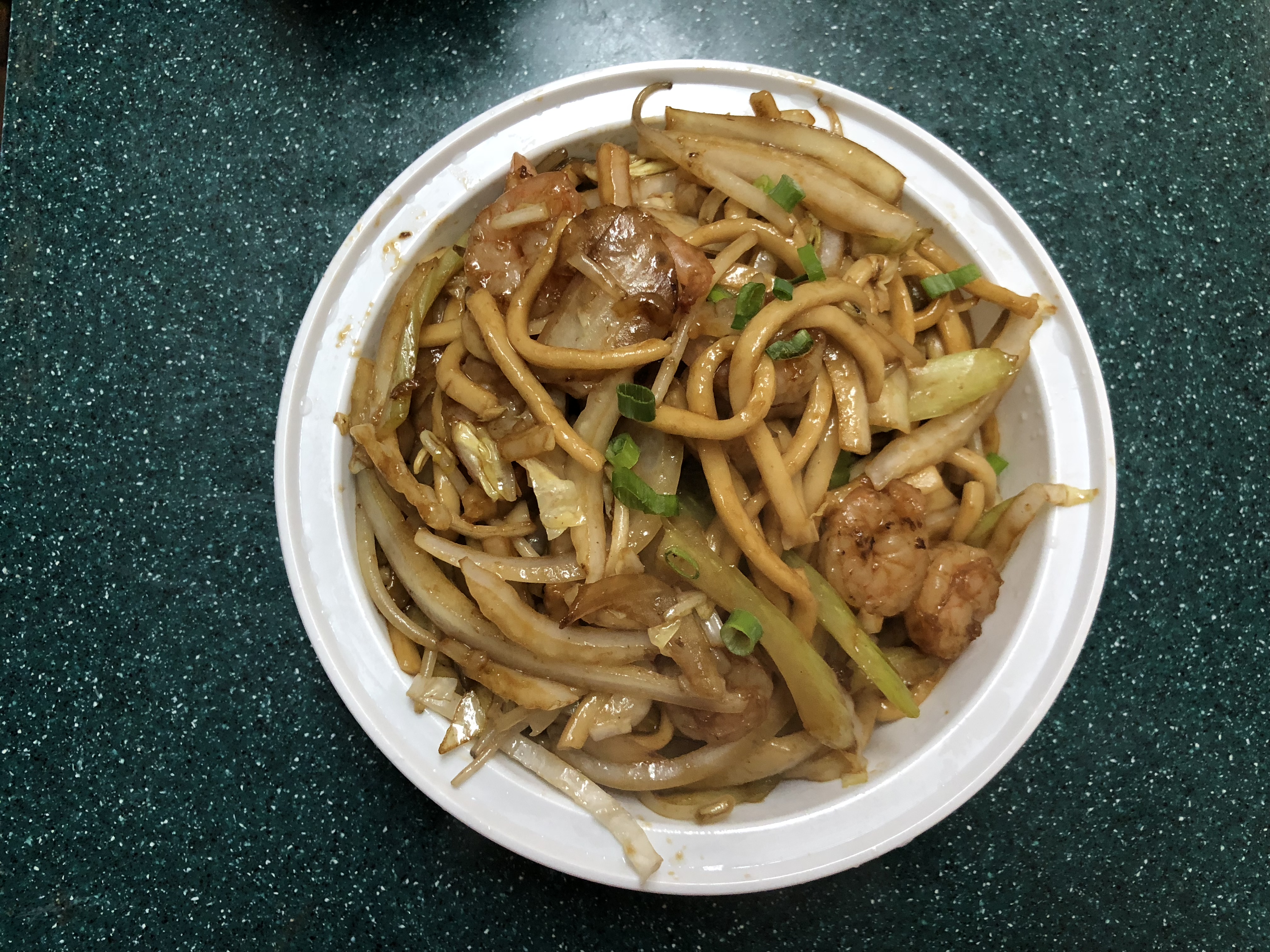 Order 26. Shrimp Pan Fried Noodles 虾仁炒面 food online from May Wah Fast Food store, New York on bringmethat.com