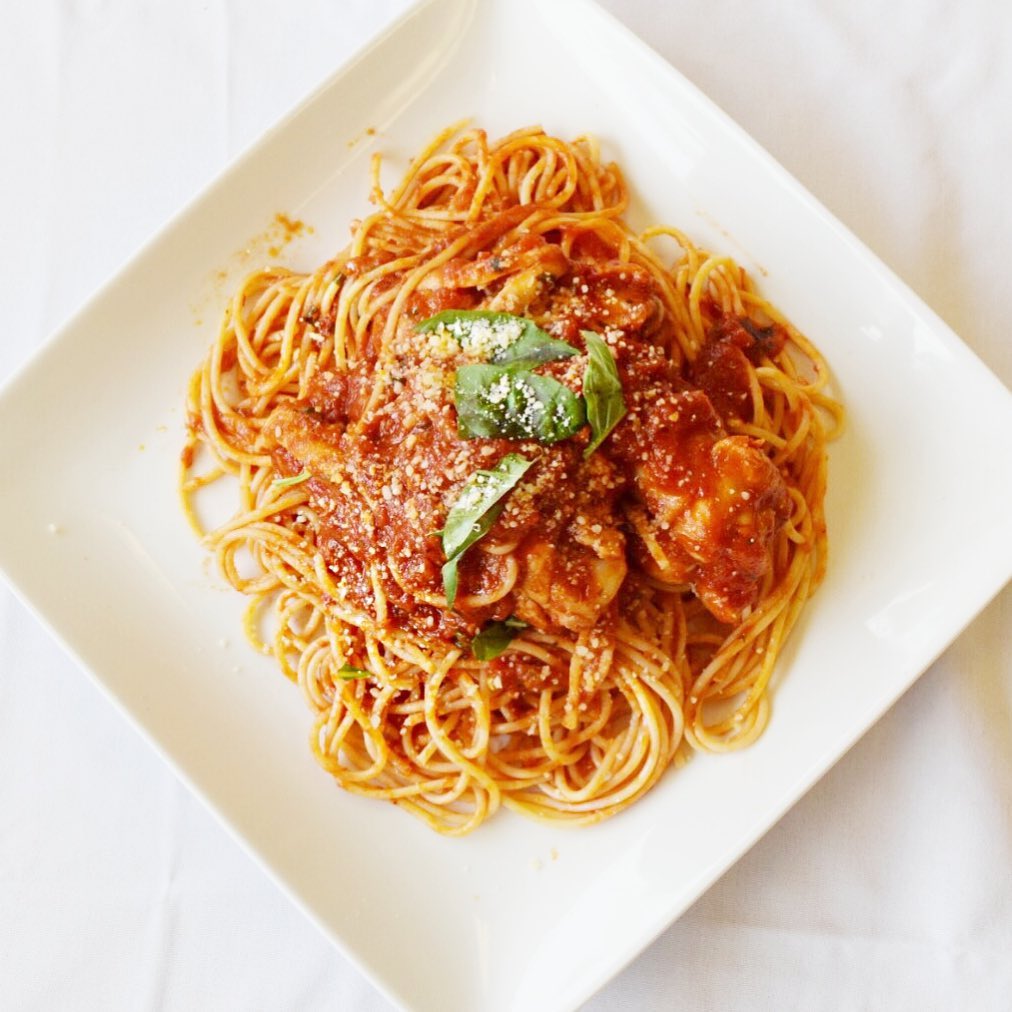 Order Pasta with Marinara Sauce Dinner food online from Gaetano Of Maple Shade store, Maple Shade on bringmethat.com