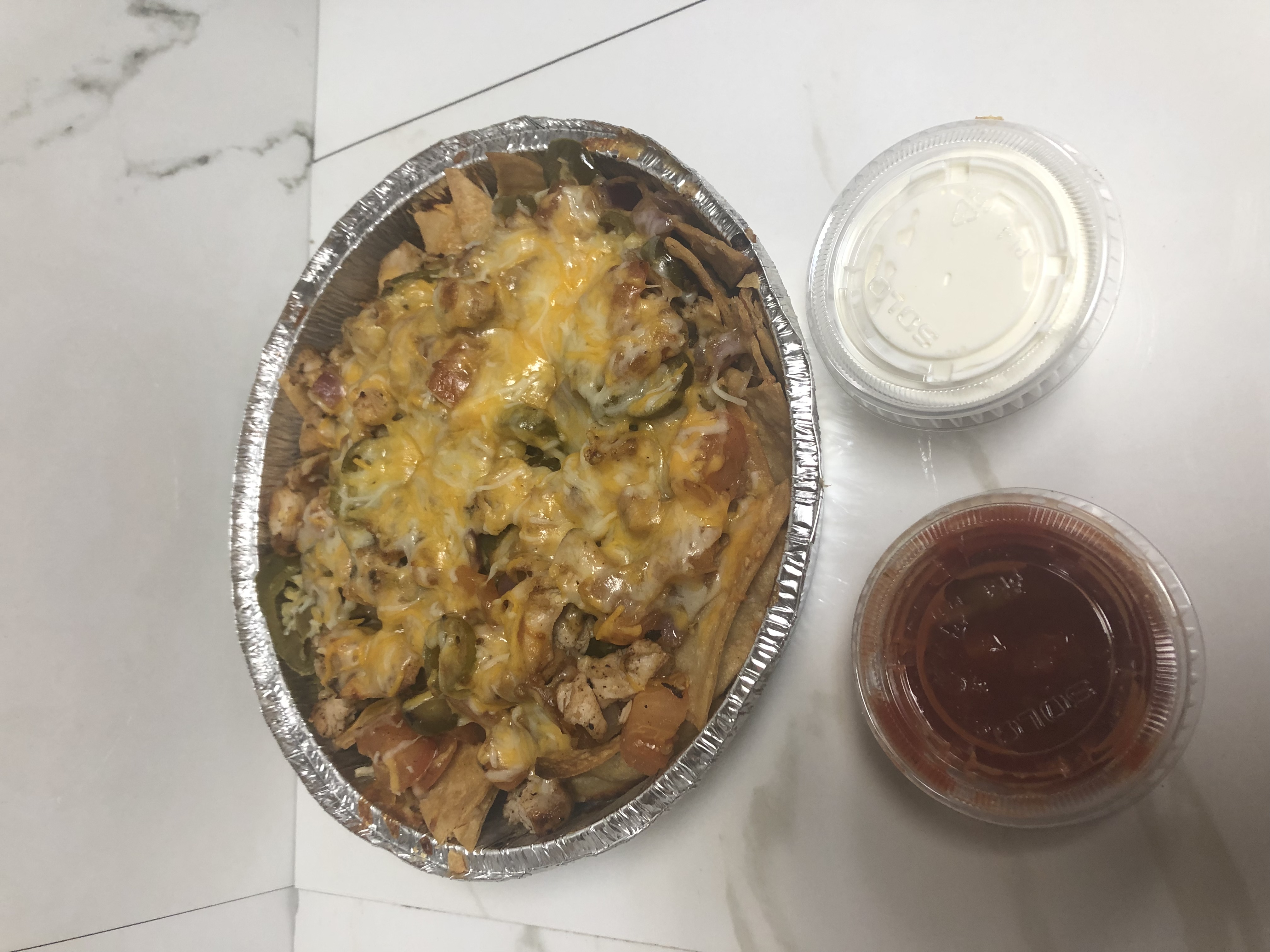 Order Gourmet Nachos food online from Luciano's Pizza store, Bellmawr on bringmethat.com