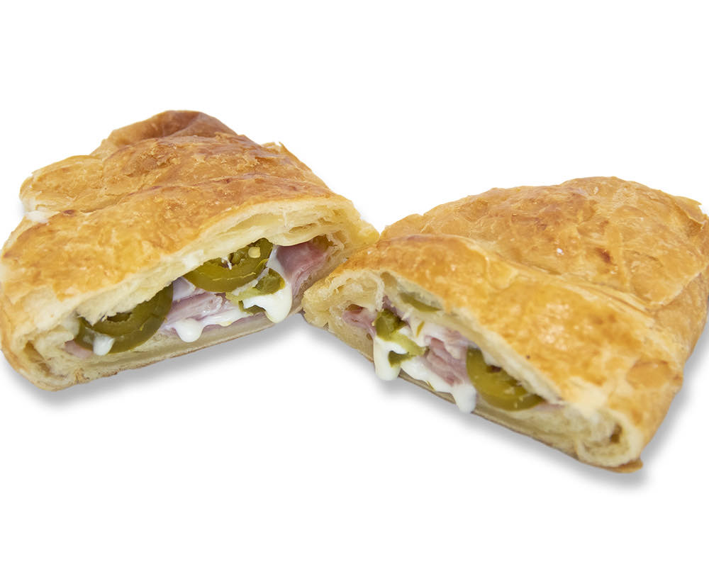 Order Ham and Cheese Jalapeno Croissant food online from Honey Donuts store, Crowley on bringmethat.com