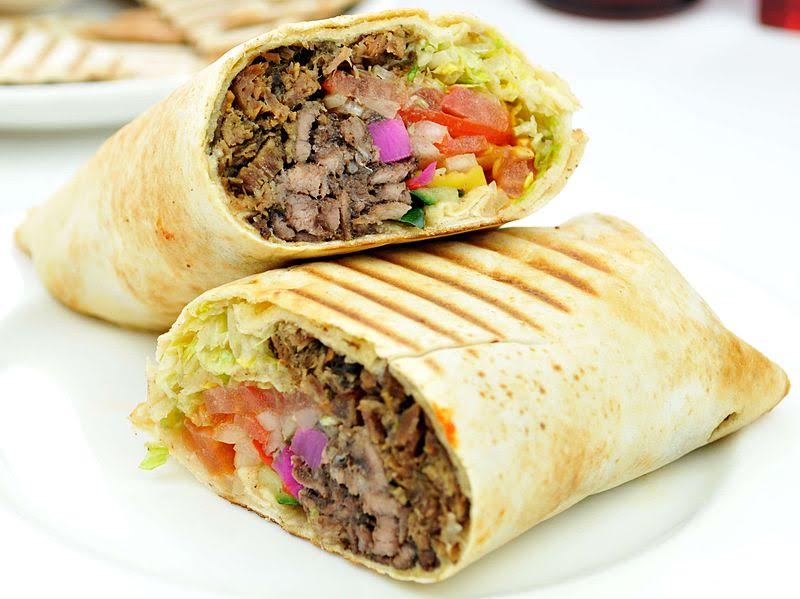 Order 25. Beef Lamb Mix Gyro food online from Peshawri Kebab store, Waltham on bringmethat.com