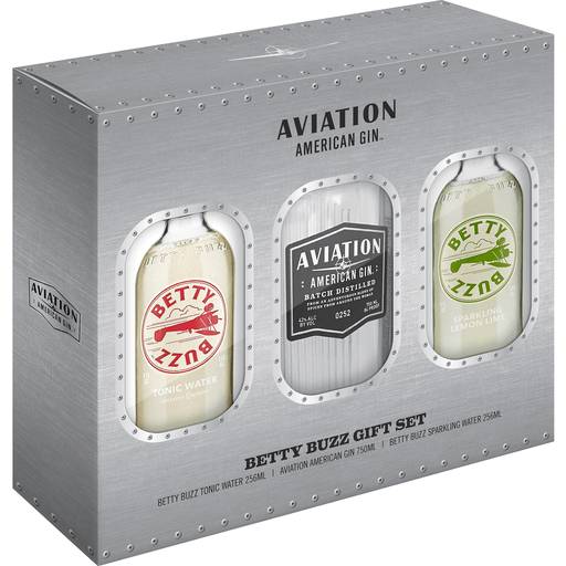 Order Aviation Gin With Betty Buzz Gift Set (750 ML) 144456 food online from Bevmo! store, Ladera Ranch on bringmethat.com