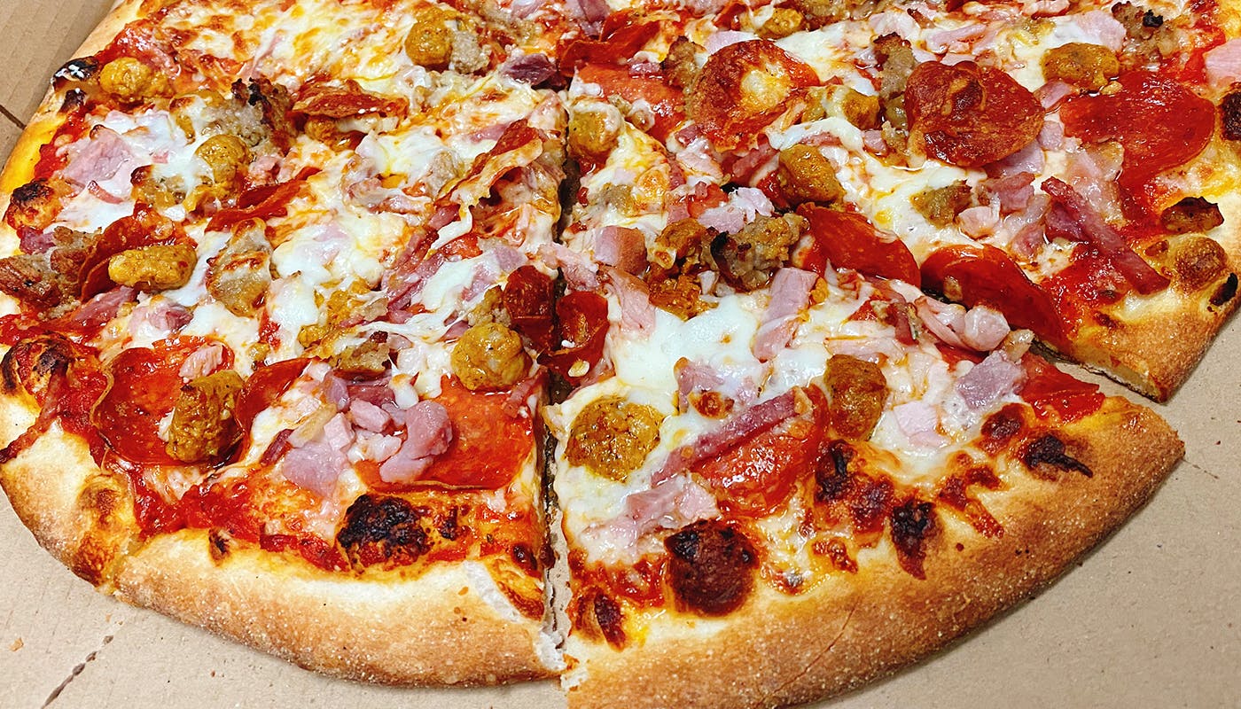 Order Meat Lover's Pizza - 12'' food online from New York New York Pizza store, La Mesa on bringmethat.com