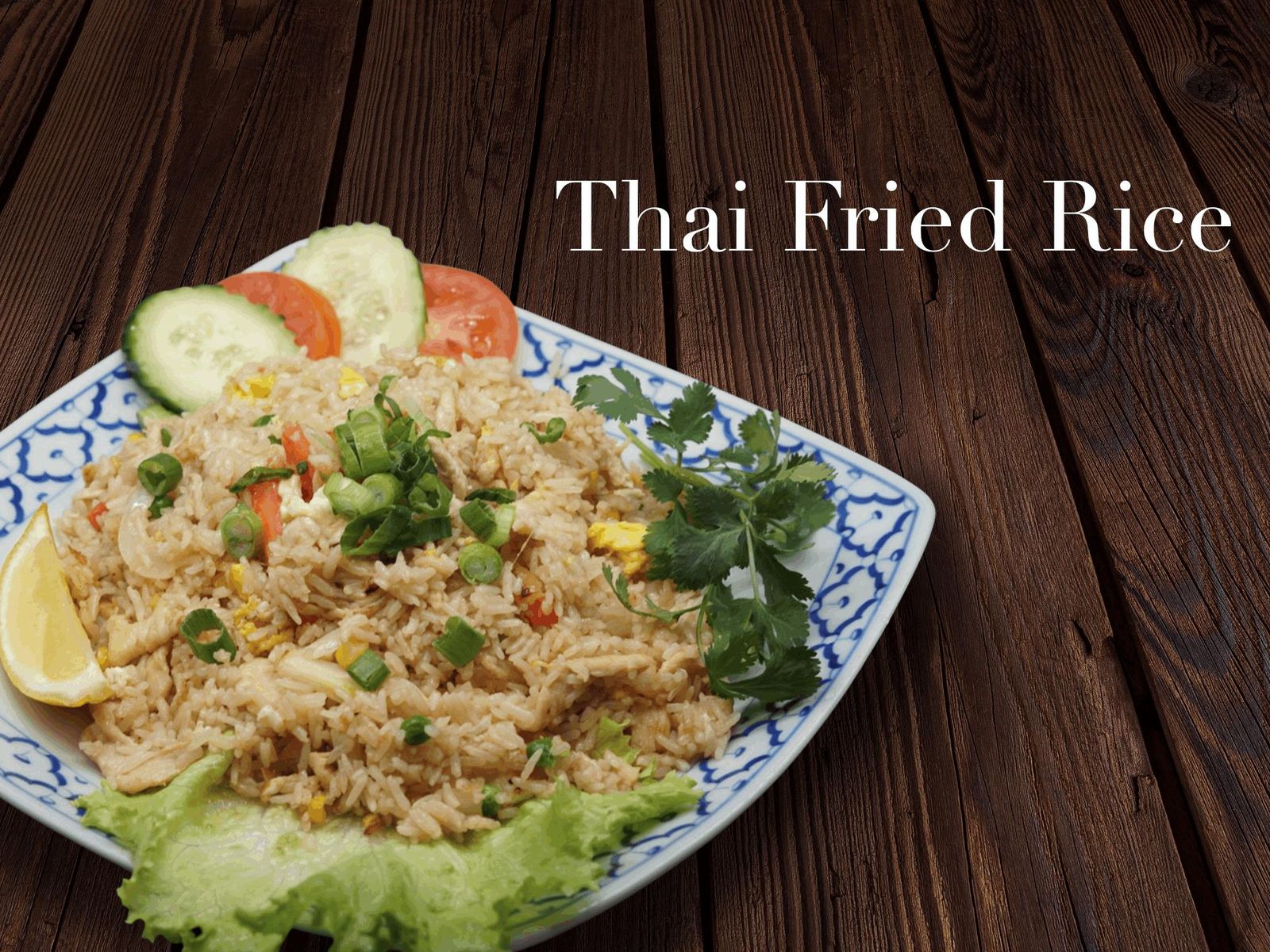 Order Thai Fried Rice food online from Similan Thai Cuisine store, Danville on bringmethat.com