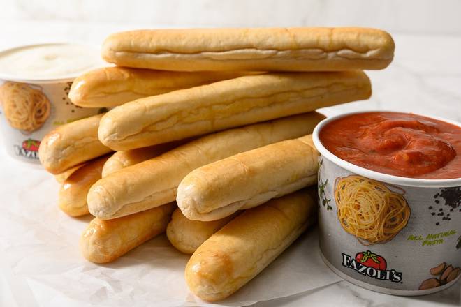 Order Dozen Breadsticks w/ Large Dipping Sauce food online from Fazolis store, Indianapolis on bringmethat.com