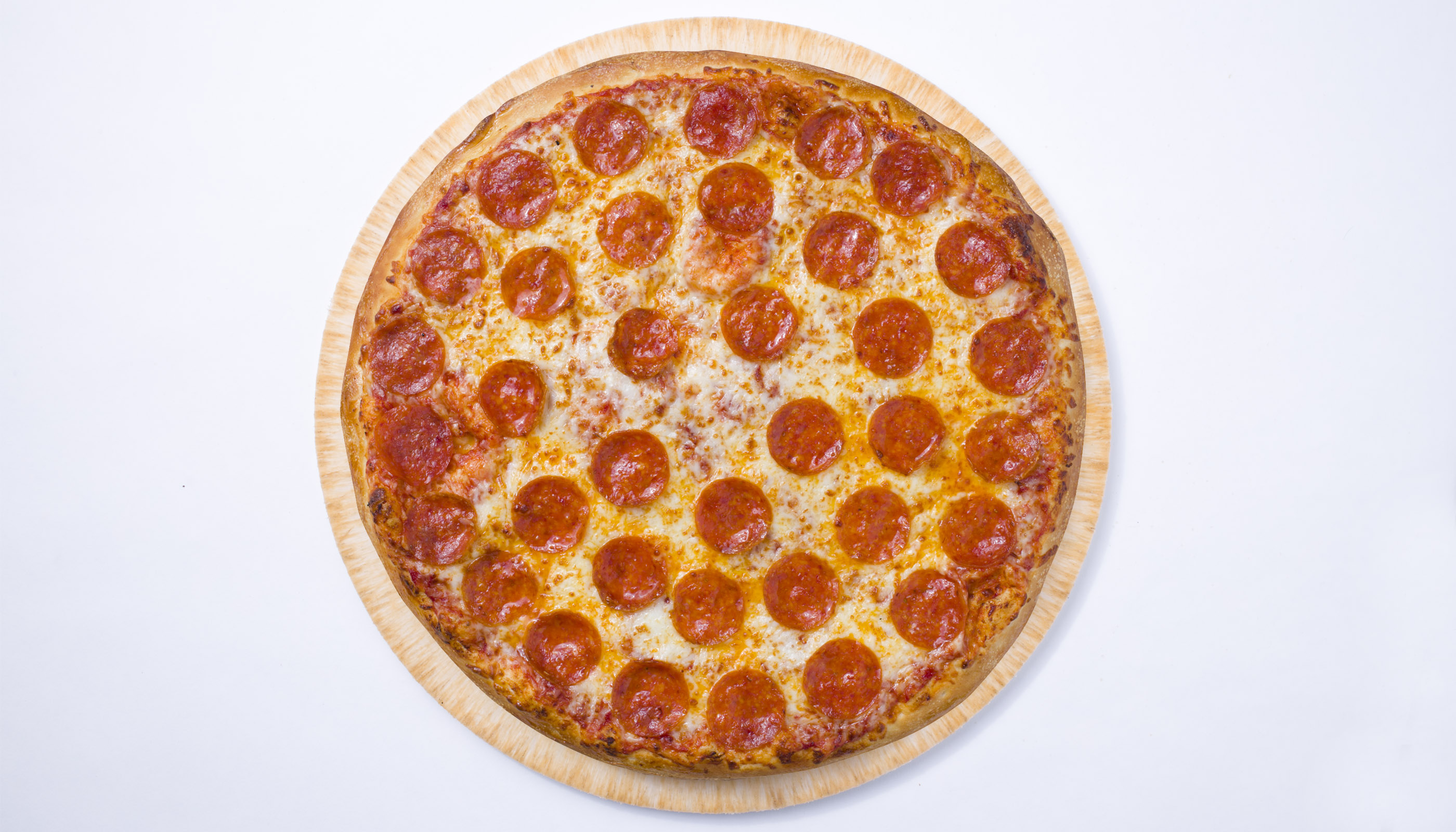 Order Large Thin Crust Pepperoni Pizza food online from John's Incredible Pizza store, Riverside on bringmethat.com