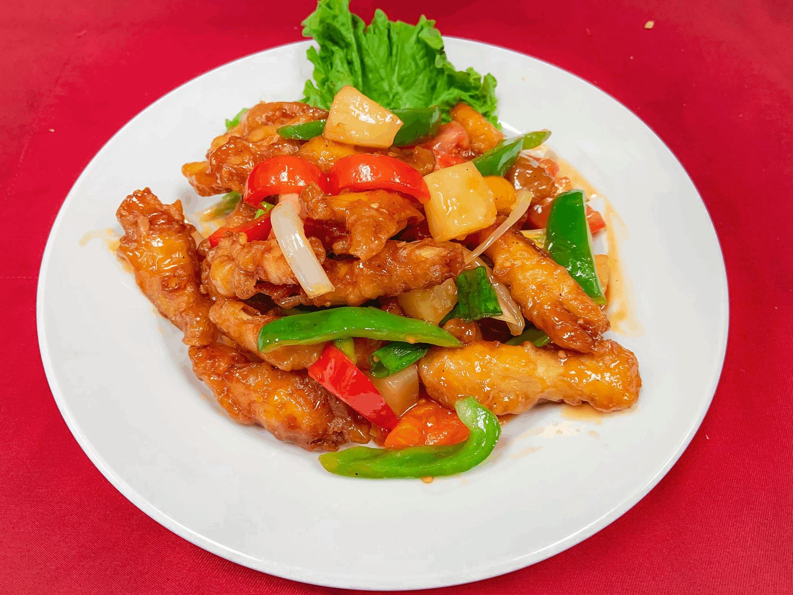 Order Sweet & Sour Chicken food online from Thai Siri store, Streamwood on bringmethat.com