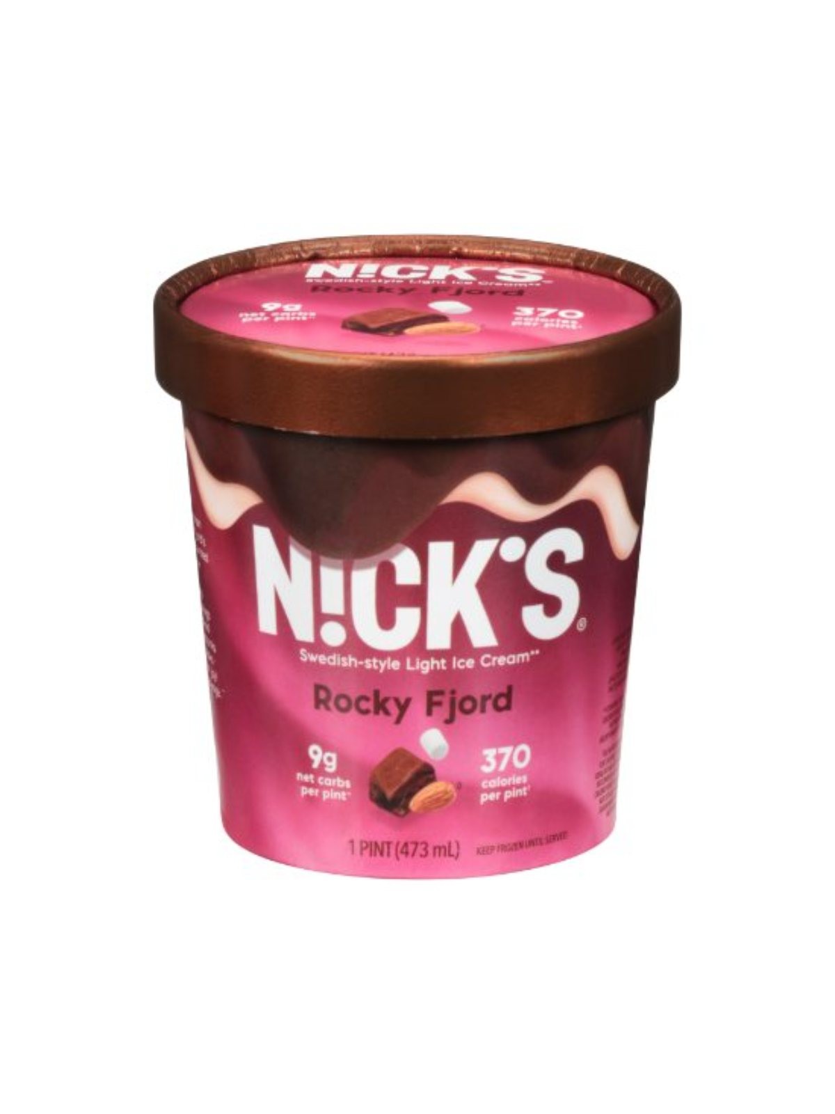 Order Nick's Rocky Fjord Ice Cream (1 Pint) food online from Light Speed Market store, Los Angeles on bringmethat.com