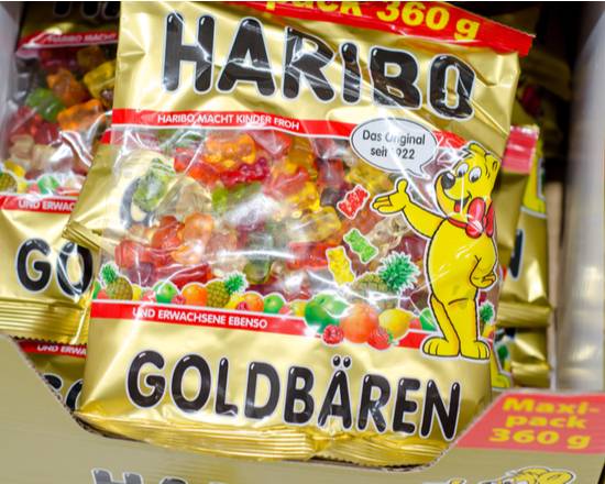 Order Haribo SOUR STREAMERS Gummi Candy (4.5 oz) food online from Ice Cream Super Star store, Oakland on bringmethat.com