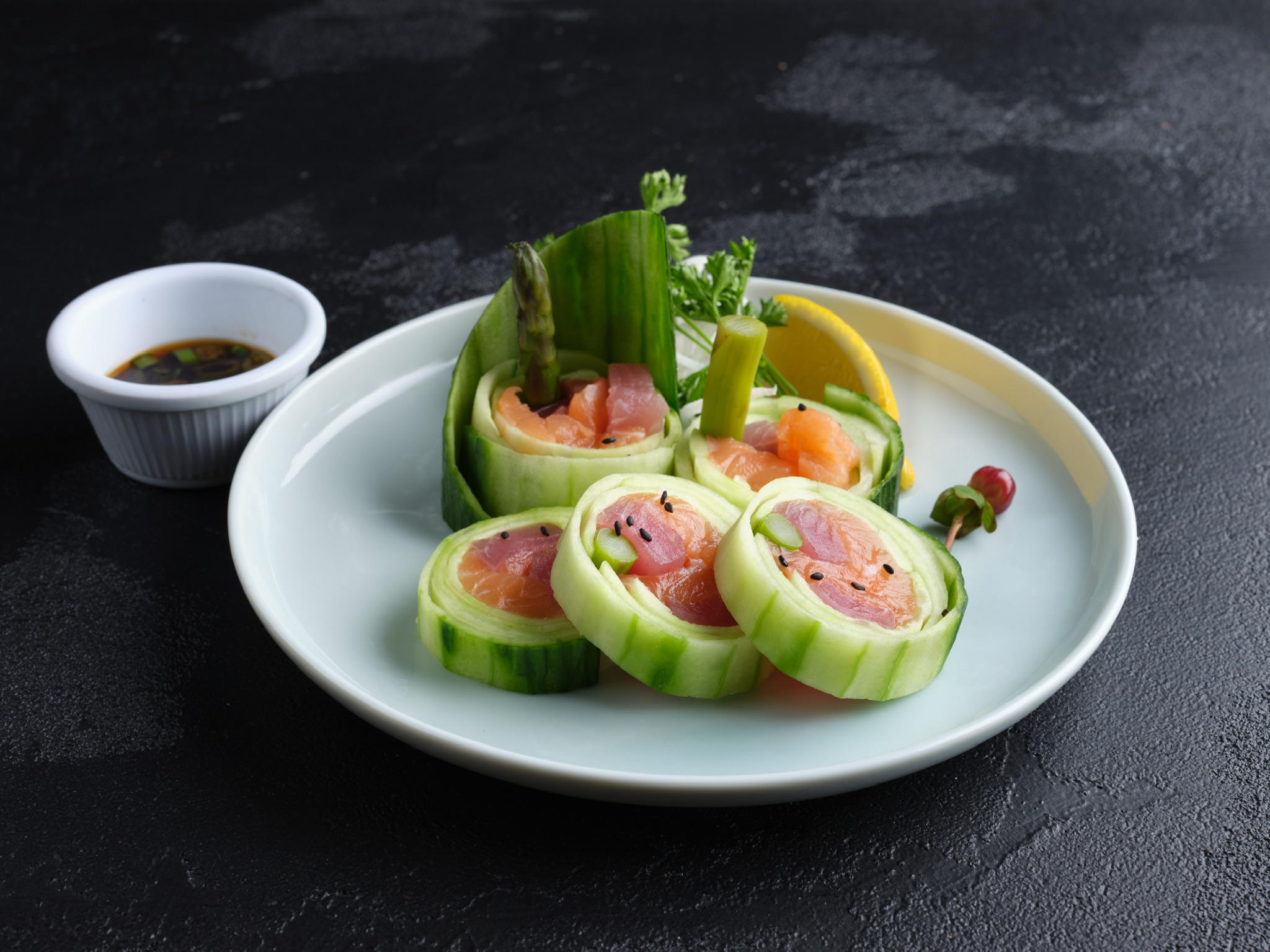 Order Cucumber Wrap food online from Haru Japanese Cuisine store, Baldwin Park on bringmethat.com
