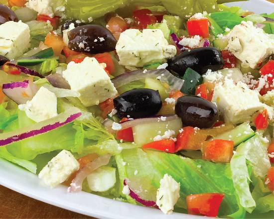 Order Greek Salad food online from Dlara Mediterranean Grill store, Bonney Lake on bringmethat.com