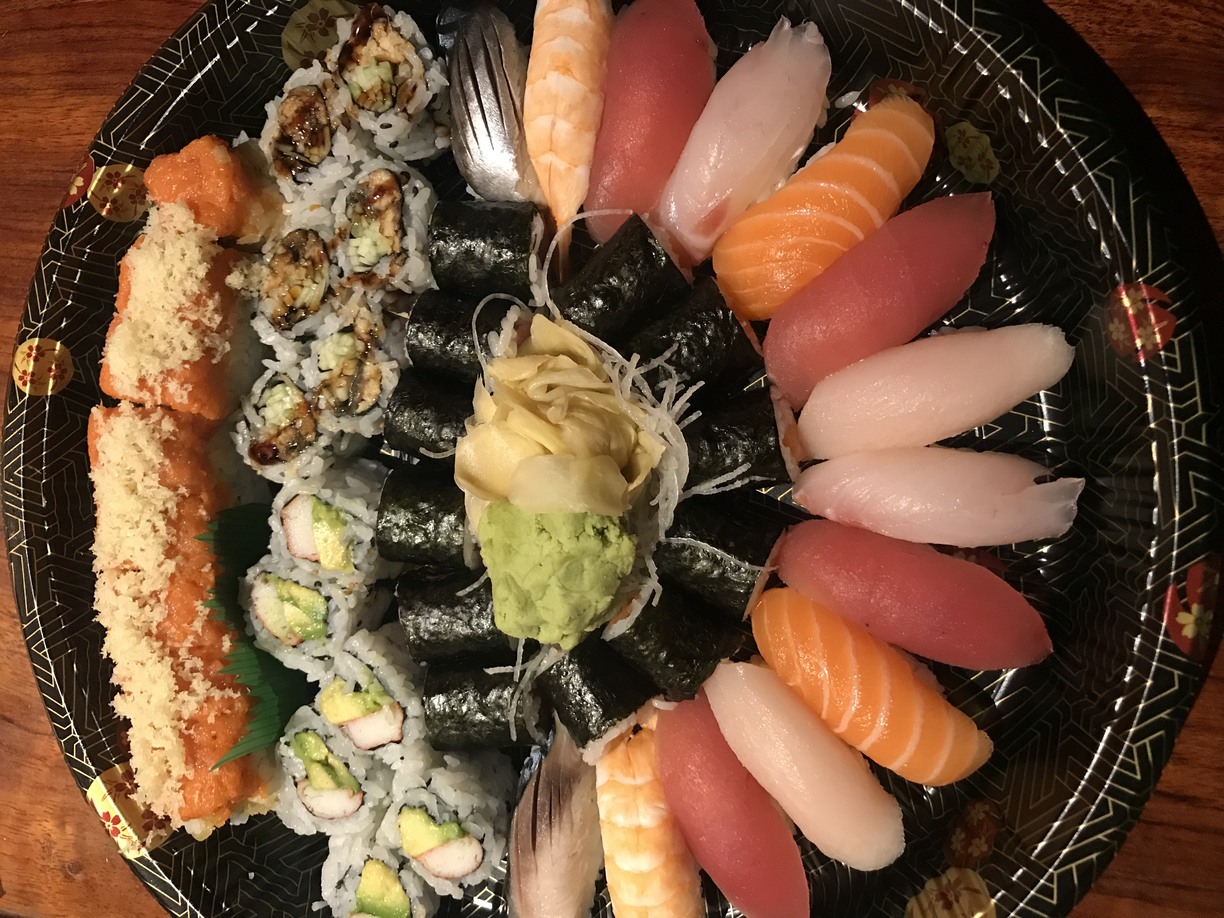 Order A. Sushi and Roll Platter food online from Kani Sushi store, New York on bringmethat.com