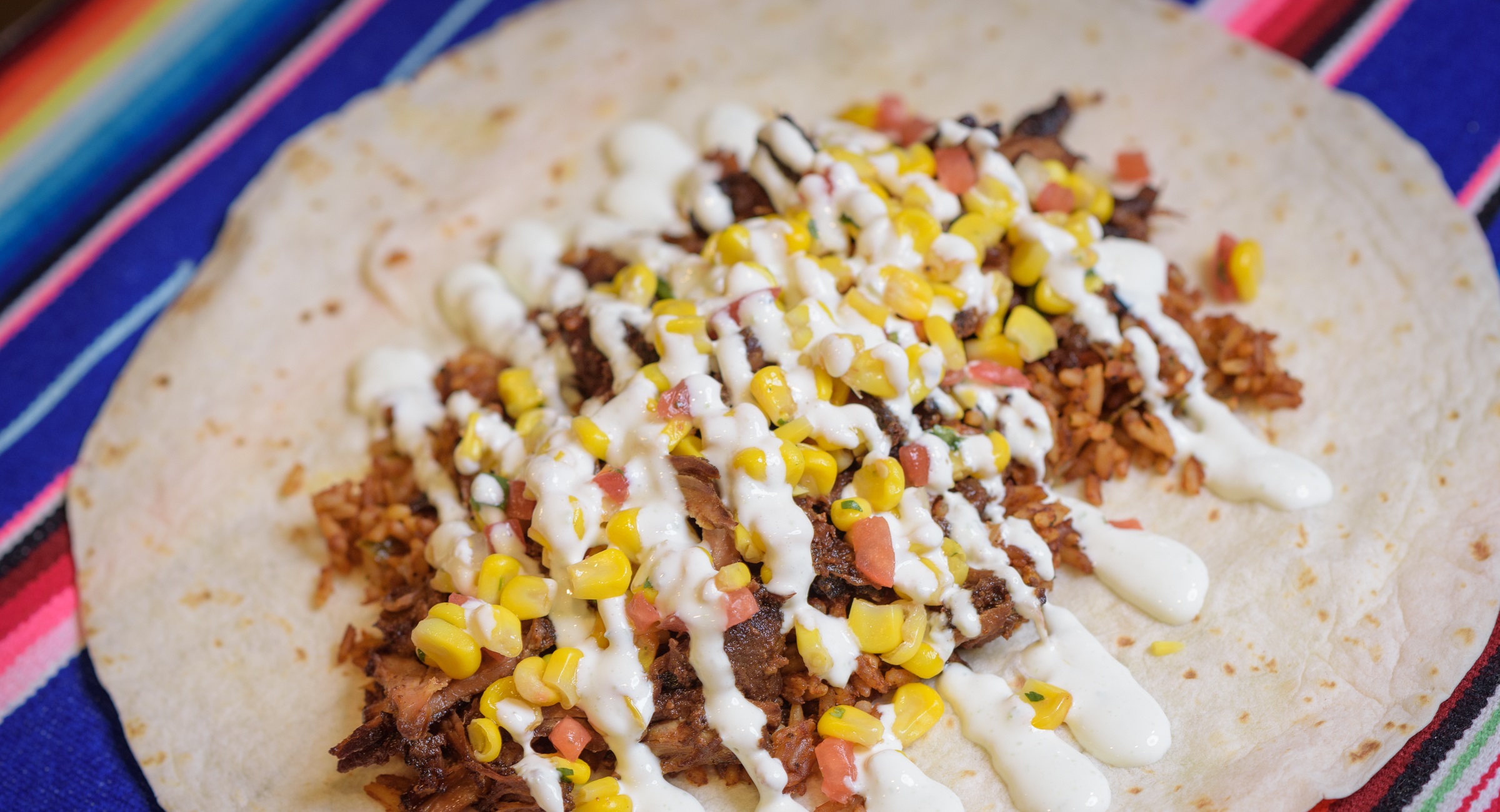 Order Carnitas Burrito food online from Best Damn Tacos store, North Olmsted on bringmethat.com