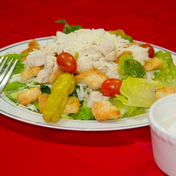 Order Chicken Antipasto Salad food online from Papa Ray Pizza store, Daly City on bringmethat.com