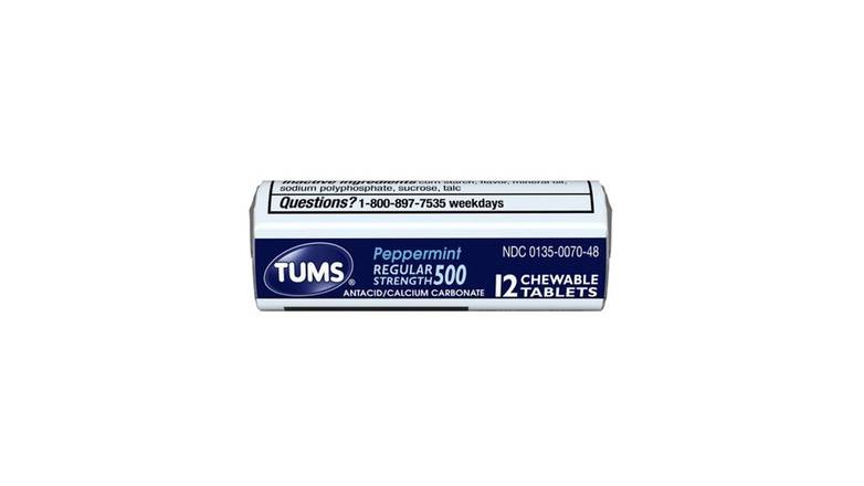Order Tums - Antacid Calcium Supplement - Peppermint food online from Route 7 Food Mart store, Norwalk on bringmethat.com