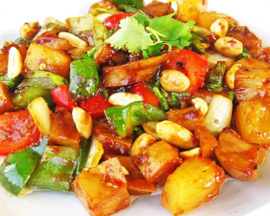 Order Spicy Kung Pao Chickless food online from Loving Hut store, Tempe on bringmethat.com