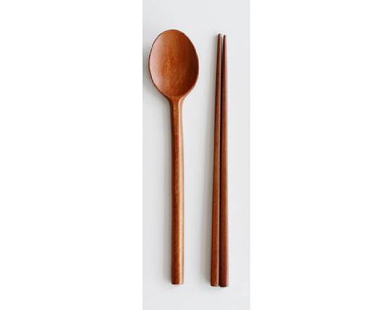 Order Wooden Spoon And Chopsticks Set 木筷異 food online from China Boy store, Washington on bringmethat.com