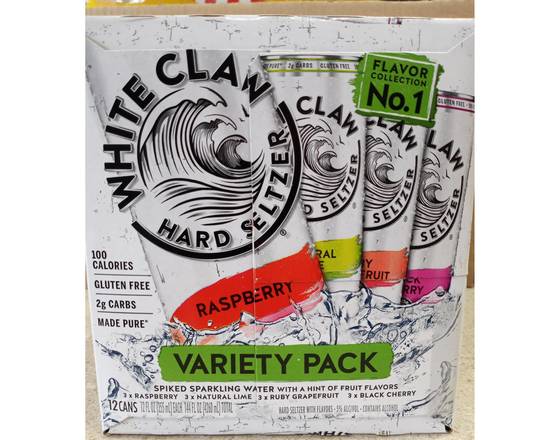 Order White Claw Variety 12 Pack #1 food online from Fast Stop Market & Liquor store, Victorville on bringmethat.com