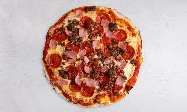 Order Meat Lovers Pizza food online from Renee's gourmet pizzeria store, Troy on bringmethat.com