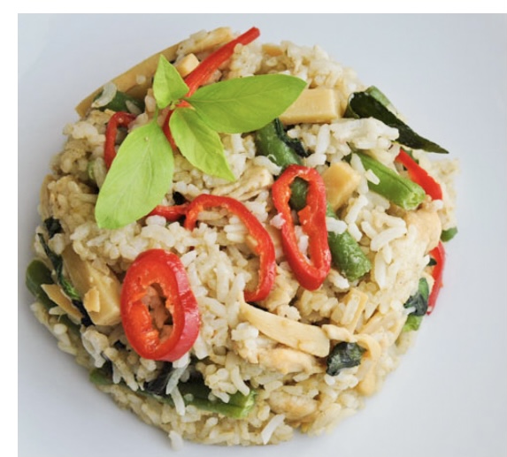 Order Green Curry Fried Rice food online from Prik Thai Kitchen store, Astoria on bringmethat.com