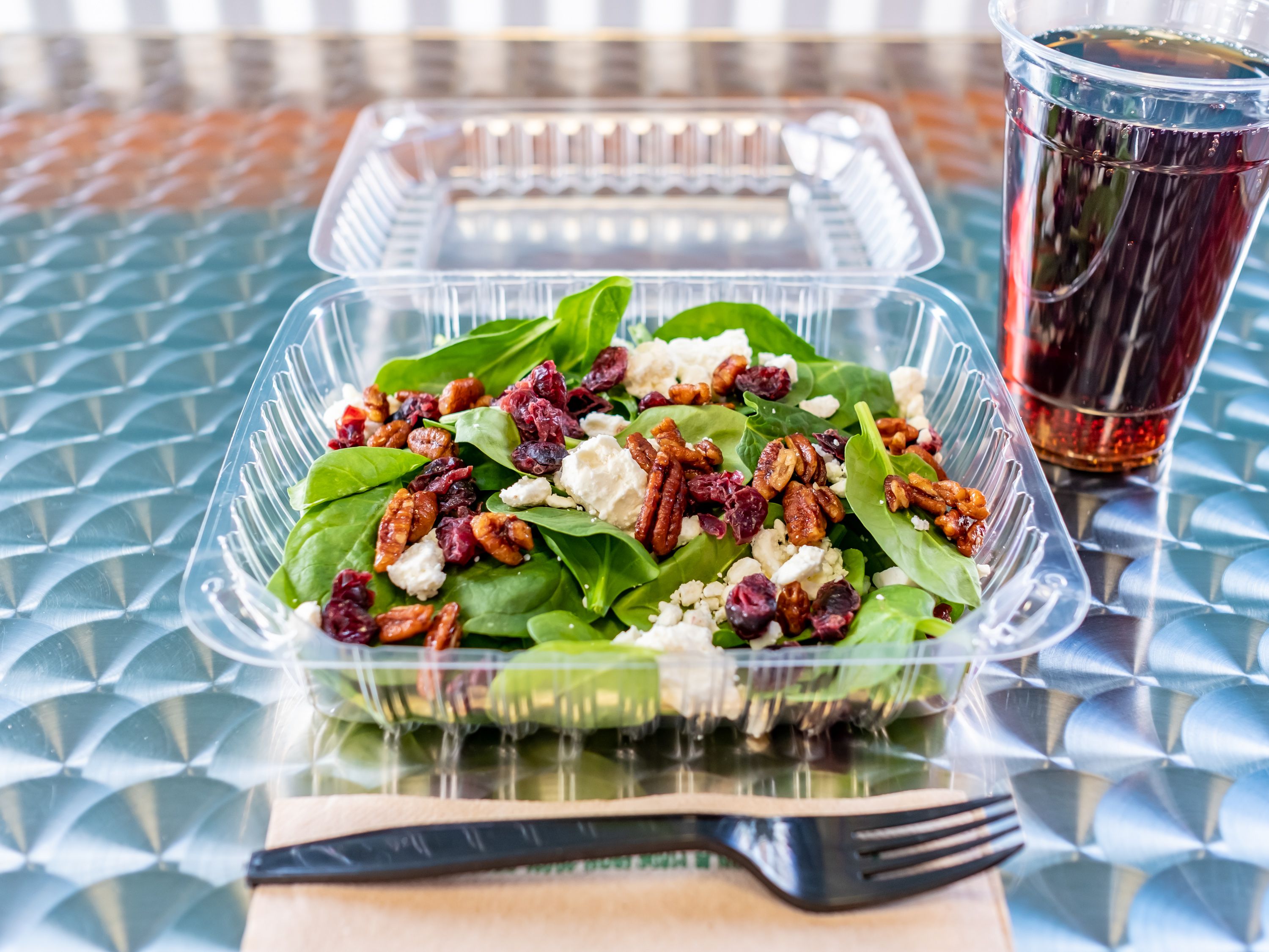 Order Spinach Salad  food online from Seaside Pizza Co store, San Diego on bringmethat.com