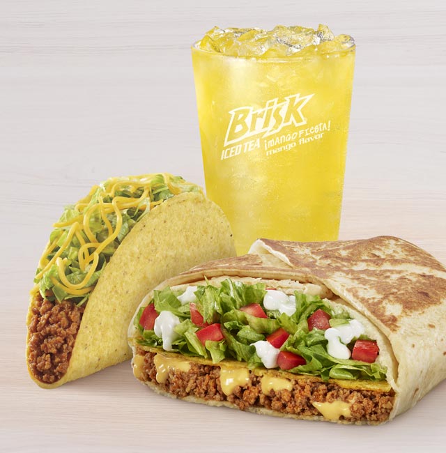 Order Crunchwrap Supreme® Combo food online from Taco Bell store, Eagle River on bringmethat.com