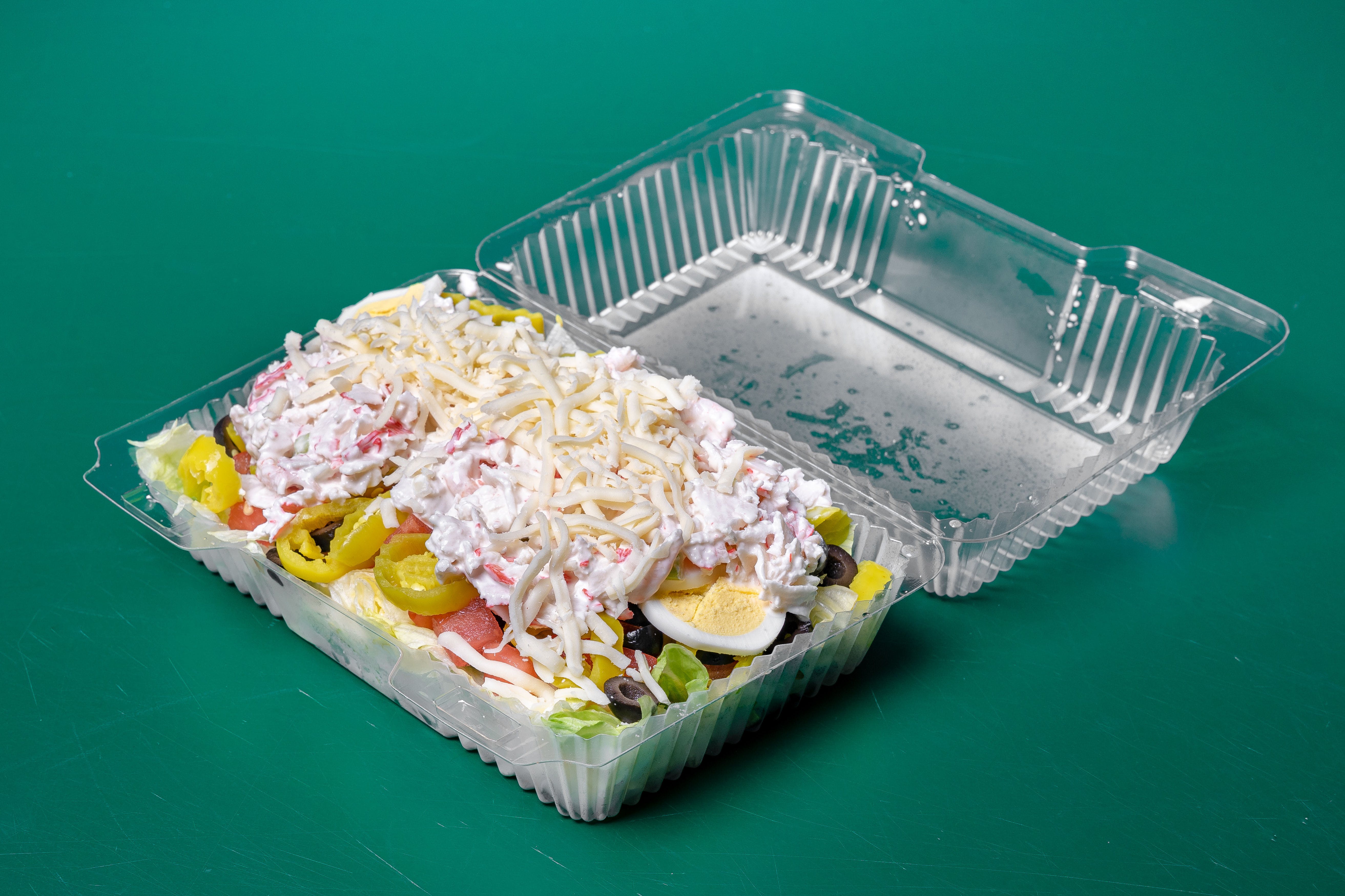 Order Seafood Salad - Small food online from Selentis Pizza store, Lorain on bringmethat.com