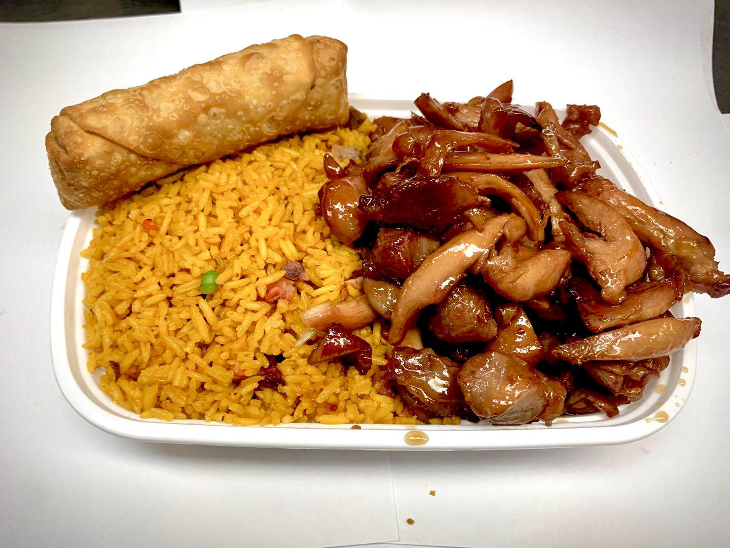 Order C28. Bourbon Chicken food online from New China store, Durham on bringmethat.com
