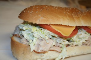 Order The Turkey Sandwich food online from Sammis Sandwich At Norbs store, Alton on bringmethat.com