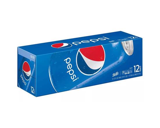 Order Pepsi 12 Pack Cans food online from Chevron Extramile store, Atwater on bringmethat.com