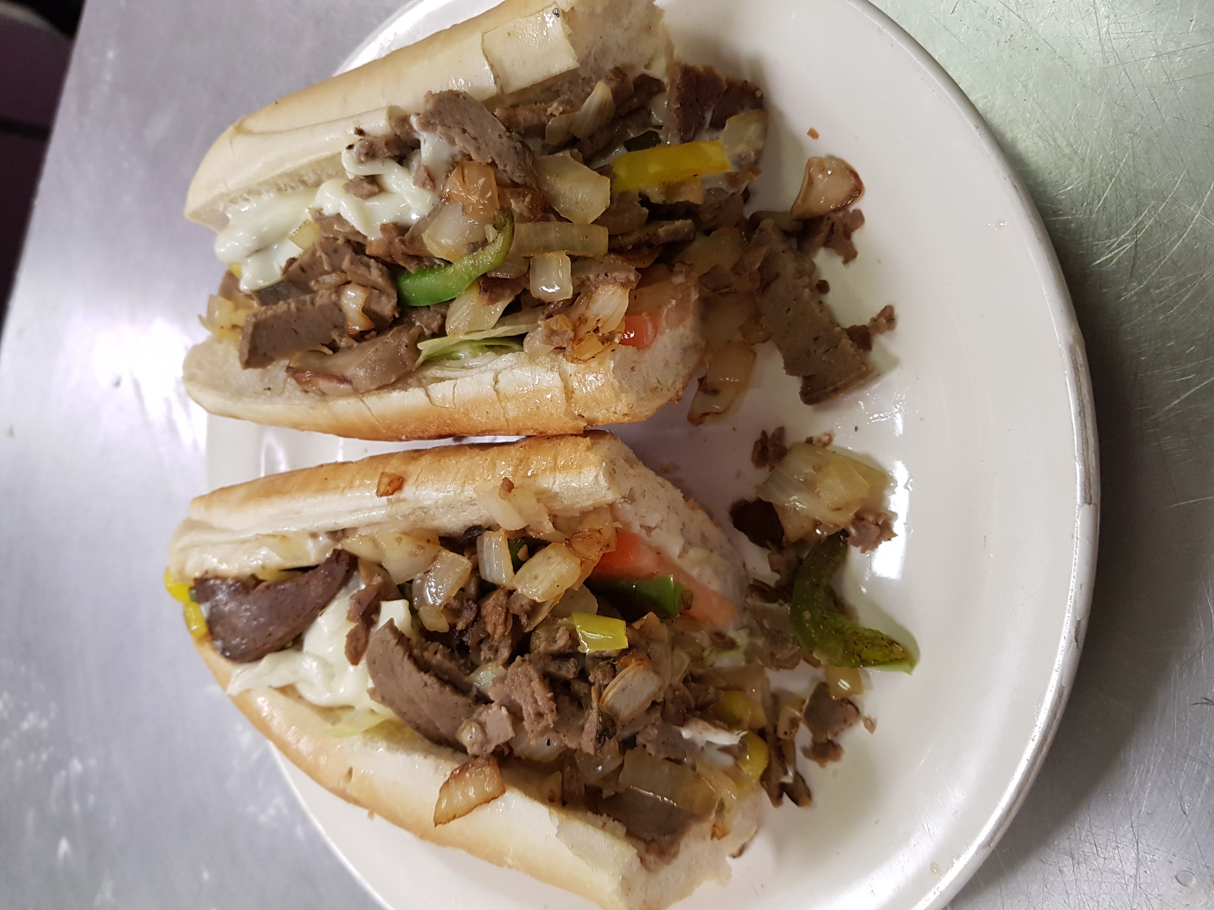 Order Lamb Philly Sandwich food online from Roma Pizza store, Blacksburg on bringmethat.com